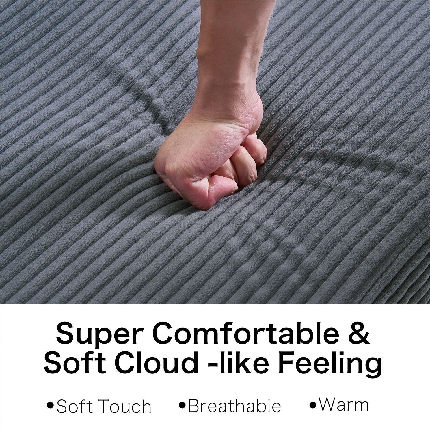 Boneless Couch | Compressed Sofa 76" | Nest490 - Vacuum Packed - Assembly Free