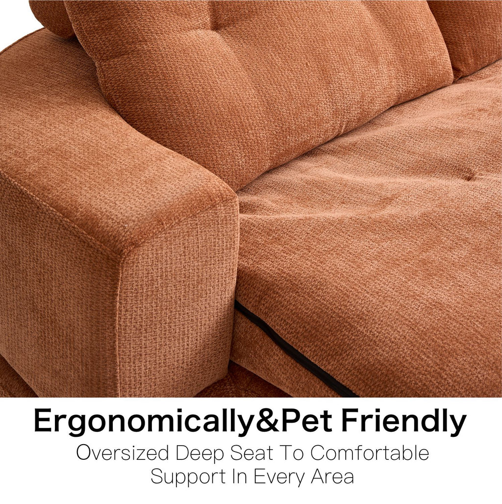 Boneless Couch | Compressed Sofa 79" | Capsule836 - Vacuum Packed - Assembly Free