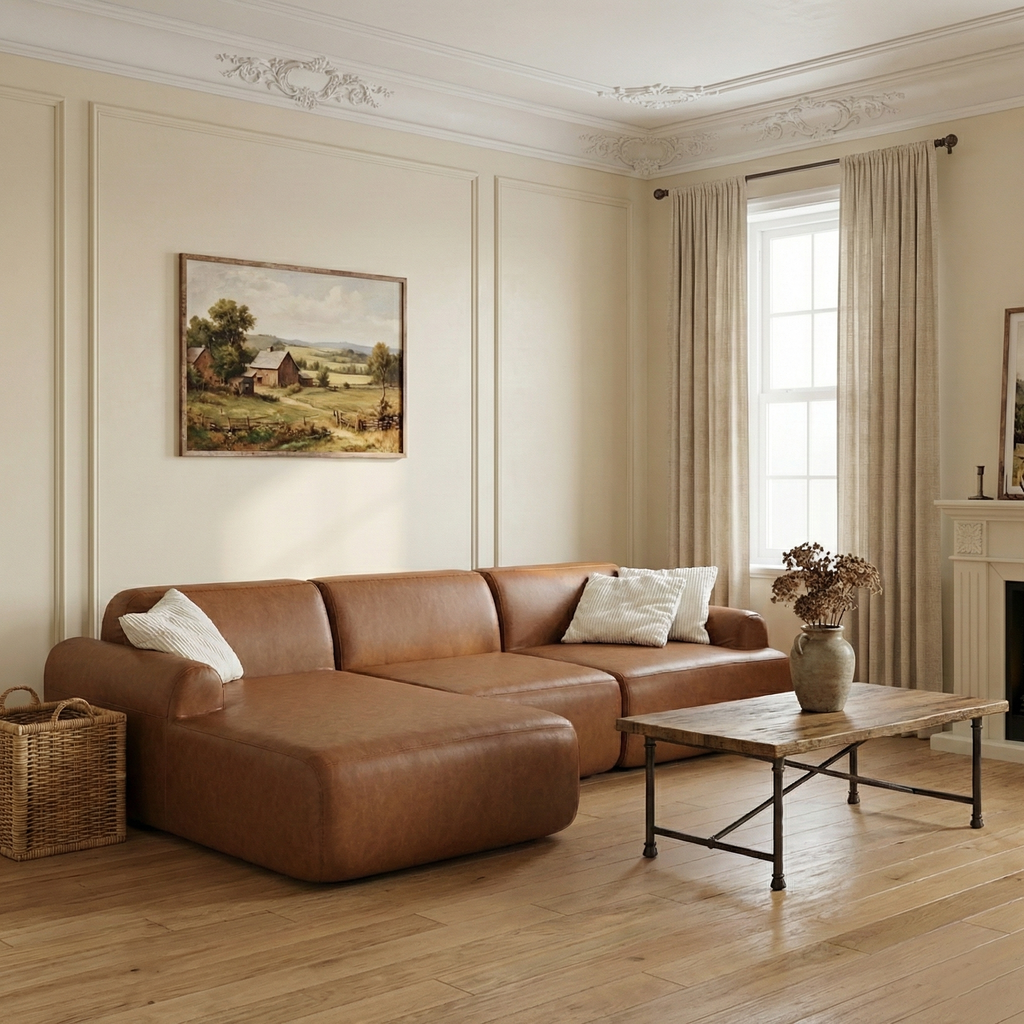 Boneless Couch | Compressed Sofa 105" | Gather983 - Vacuum Packed - Assembly Free