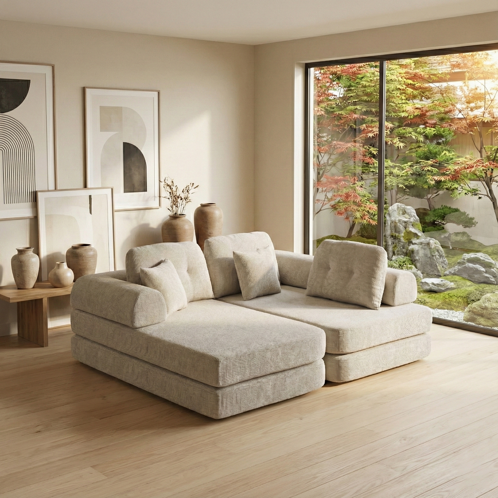 Boneless Couch | Compressed Sofa 104" | Haven480 - Vacuum Packed - Assembly Free