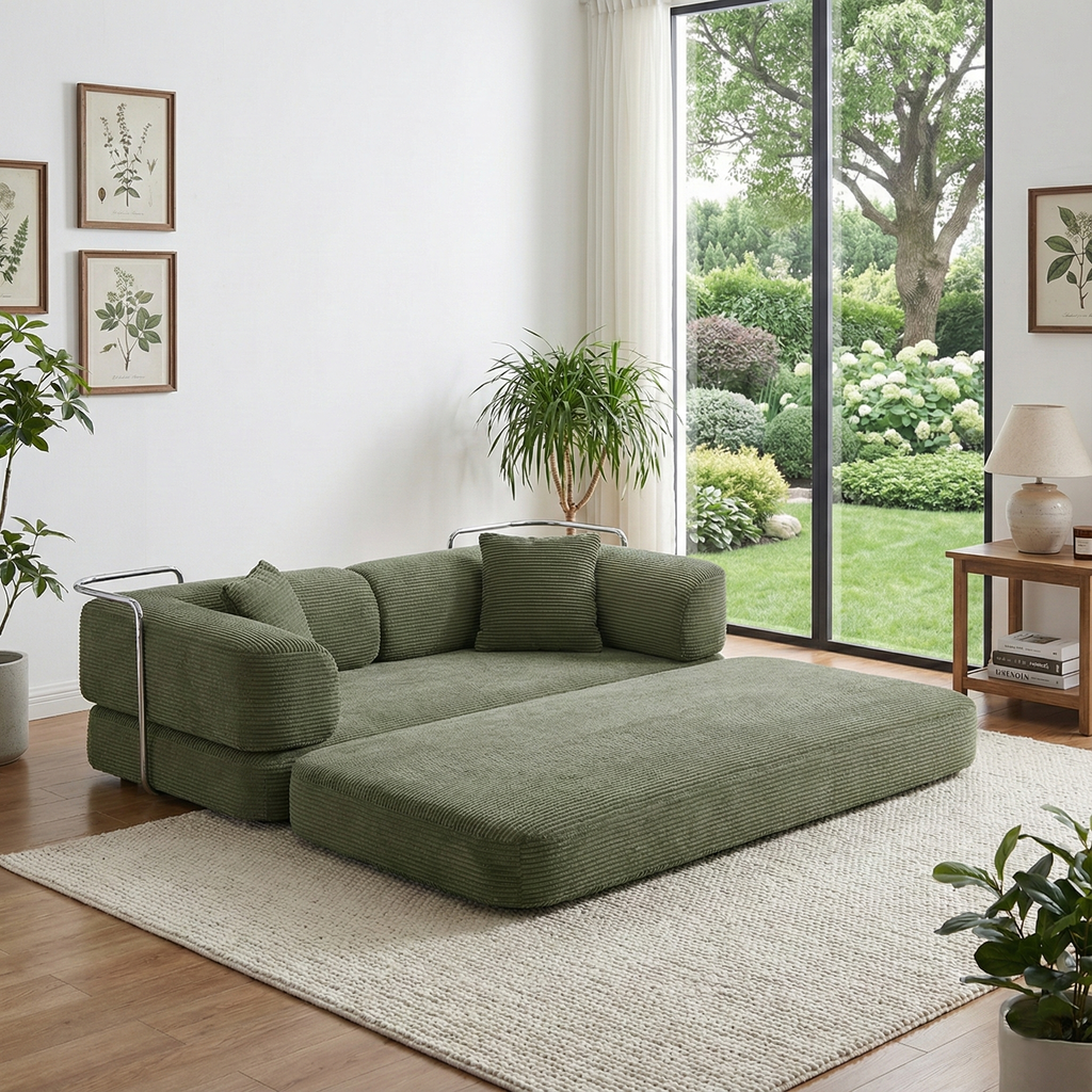 Boneless Couch | Compressed Sofa 76" | Nest490 - Vacuum Packed - Assembly Free