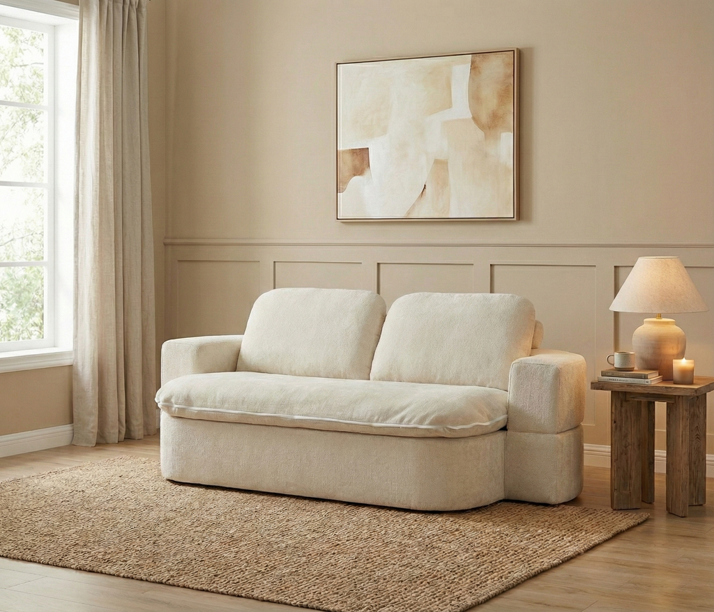 Boneless Couch | Compressed Sofa 79" | Capsule836 - Vacuum Packed - Assembly Free