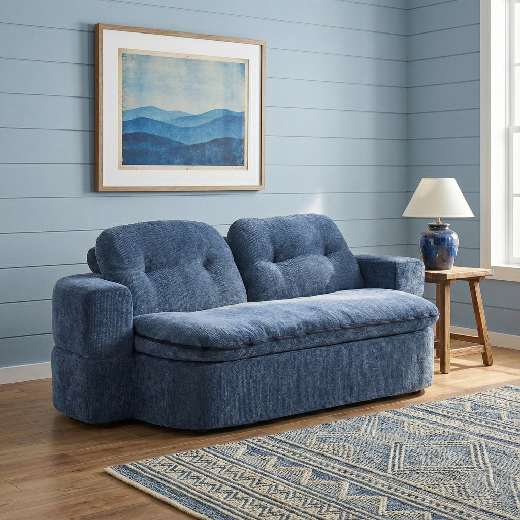 Boneless Couch | Compressed Sofa 79" | Capsule836 - Vacuum Packed - Assembly Free